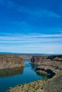 Lake Billy Chinook reservoir in central Oregon high desert Royalty Free Stock Photo