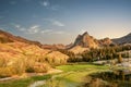 Lake Blanche and trail outside Salt Lake City, Utah, a popular trail near Salt Lake City Royalty Free Stock Photo