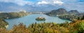 Lake Bled and small island with Mary`s Church, Slovenia