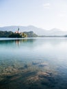 Lake Bled view in the morning