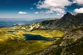 Lake Bliznaka, peak Haramiata Royalty Free Stock Photo