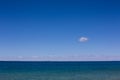 Lake and blue sky