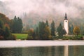 Lake Bohinj In National Park Triglav, Slovenia Royalty Free Stock Photo