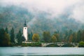 Lake Bohinj In National Park Triglav, Slovenia Royalty Free Stock Photo