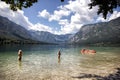 Lake Bohinj Royalty Free Stock Photo