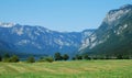 Lake Bohinj from Stara Fuzina Royalty Free Stock Photo