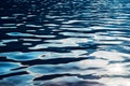 Lake Bohinj water surface, ripple pattern as natural background Royalty Free Stock Photo