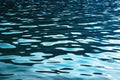 Lake Bohinj water surface, ripple pattern as natural background Royalty Free Stock Photo