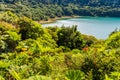 Lake Botos at vulcano Poas in Costa Rica Royalty Free Stock Photo