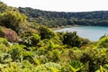 Lake Botos at vulcano Poas in Costa Rica Royalty Free Stock Photo