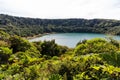 Lake Botos at vulcano Poas in Costa Rica Royalty Free Stock Photo