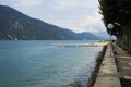 Lake Bourget and walk way of Aix-les-bains