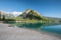 Lake Braies also known as Pragser Wildsee or Lago di Braies in Dolomites Mountains, famous for hiking Royalty Free Stock Photo