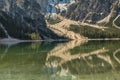 Lake Braies in Dolomite Alps