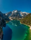 Lake Braies in Dolomite Alps