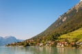 Lake Brienz with village