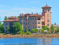 Lake at Broadmoor Hotel, Colorado Springs, Colorado Royalty Free Stock Photo