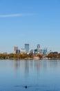 Lake Calhoun in Minneapolis Royalty Free Stock Photo