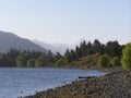 Lake Camp on a perfect day Royalty Free Stock Photo