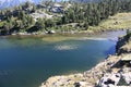 Lake of Camporells in Pyrenees orientales Royalty Free Stock Photo