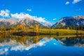 The lake in Canadian Rockies Royalty Free Stock Photo