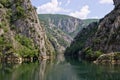 Lake in Canyon Matka, Macedonia Royalty Free Stock Photo