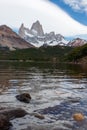 Lake Capri, Fitz Roy Mountain, El Chalten, Patagonia Argentina Royalty Free Stock Photo