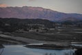 Lake Casitas with the Topa Topa Mountains