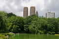 The Lake of Central Park New York City Royalty Free Stock Photo