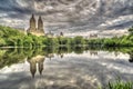 The lake Central Park, New York City Royalty Free Stock Photo