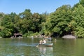 The Lake in Central Park in New York City Royalty Free Stock Photo