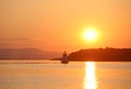 Lake Champlain at Sunset Royalty Free Stock Photo