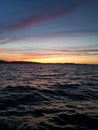 Lake Champlain at sunset Royalty Free Stock Photo
