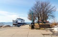 Lake Champlain view of the  Ethan Allen II boat cruise Royalty Free Stock Photo