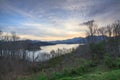 Lake Chatuge at Daybreak in Hiawassee Georgia