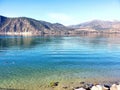 Lake Chelan on a sunny spring day