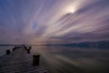 Lake Chiemsee at dusk Royalty Free Stock Photo