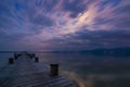 Lake Chiemsee at dusk Royalty Free Stock Photo