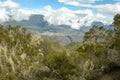 The lake at Cilaos on Reunion island Royalty Free Stock Photo