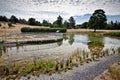 Lake in city park