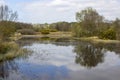 The lake beside Clandeboye Golf Course and part of the old lead mines workings in Conlig, County Down in N Ireland. Now full of