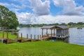 Lake clouds and the outdoors Florida state Royalty Free Stock Photo