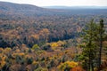 Lake of the Clouds scenic overlook in fall, at the Porcupine Mountains in Michigan Royalty Free Stock Photo