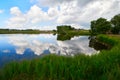 The lake and cloudscape