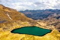 Lake at the Huaytapallana mountain range in Huancayo, Peru Royalty Free Stock Photo