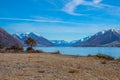 Lake Coleridge in Canterbury, South Island, New Zealand