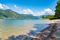 Lake Como and Abbadia Lariana. Royalty Free Stock Photo