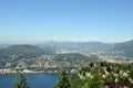Lake Como from Brunate Royalty Free Stock Photo