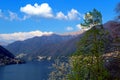 Lake Como in early spring Royalty Free Stock Photo
