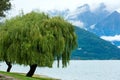 Lake Como (Italy) summer cloudy view Royalty Free Stock Photo